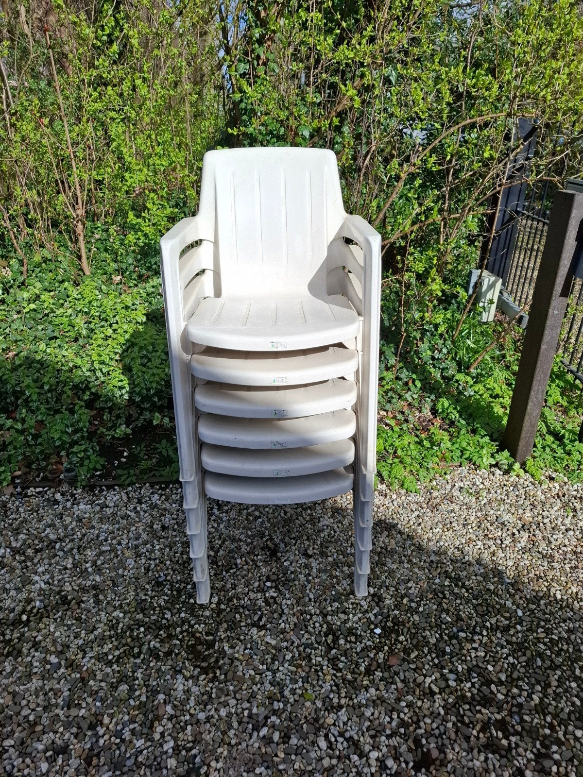 Jardin tuinstoelen, Tuin en Terras, Tuinstoelen, Ophalen, Gebruikt, Kunststof, Stapelbaar