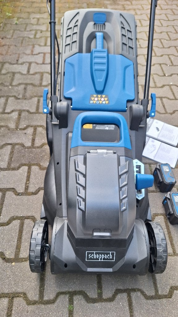 Scheppach BC-MP430-X Accu grasmaaier cirkelmaaier NIEUW!, Ophalen, ., Accu-grasmaaier, Nieuw