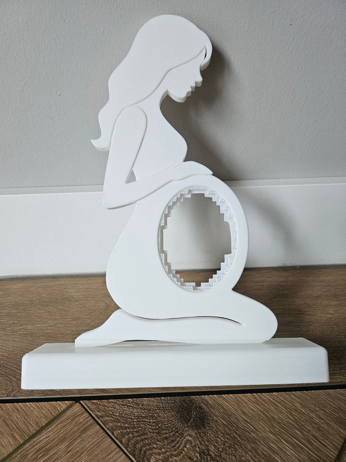 3D Geprint Fotolijstje voor Echo Foto - Kraamcadeau, Ophalen of Verzenden, Nieuw, Kraamcadeau