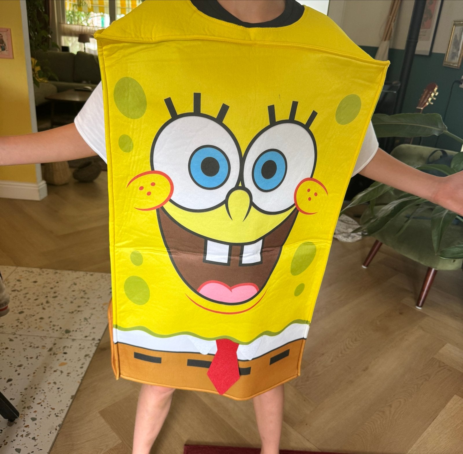 SpongeBob SquarePants kostuum voor kinderen, Ophalen of Verzenden, Zo goed als nieuw, 122 t/m 128, Jongen of Meisje