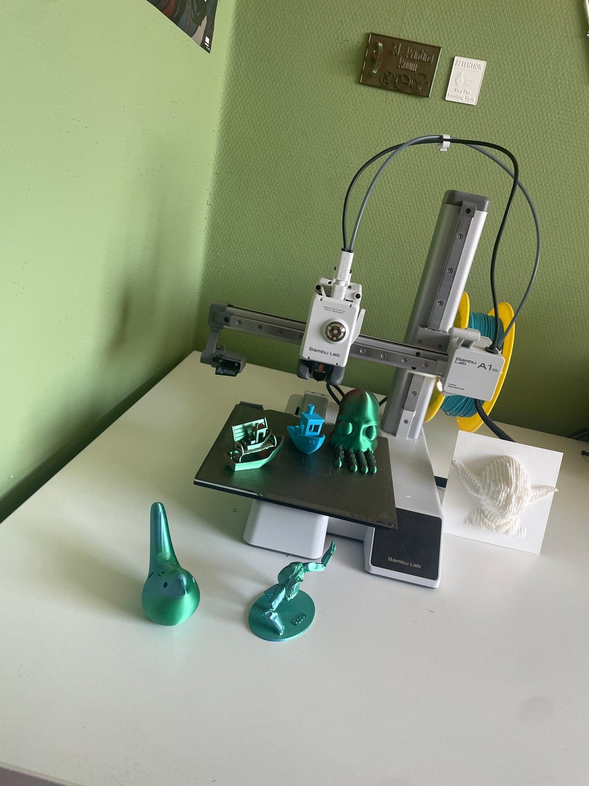 Bambu Lab A1 Mini 3D-printer, Computers en Software, 3D Printers, Zo goed als nieuw, Filament, Ingebouwde Wi-Fi, Ophalen