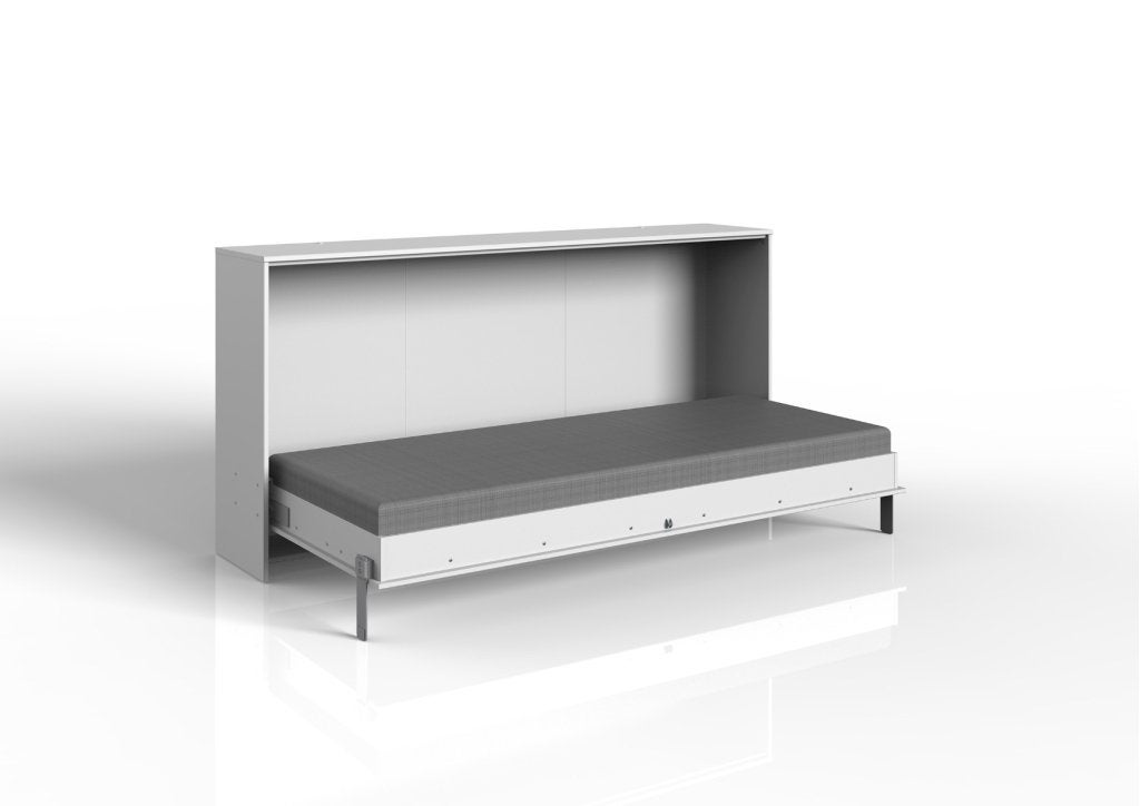 Juist opklapbed horizontaal - 90x200 - Wit, Huis en Inrichting, Slaapkamer | Bedden, Niet ingevuld, Niet ingevuld, Niet ingevuld