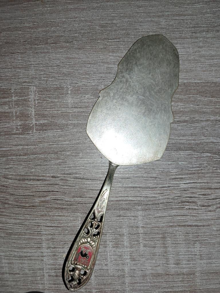 Oude taart schep van De Katjeskelder, Ophalen of Verzenden, Zo goed als nieuw, Rvs of Chroom