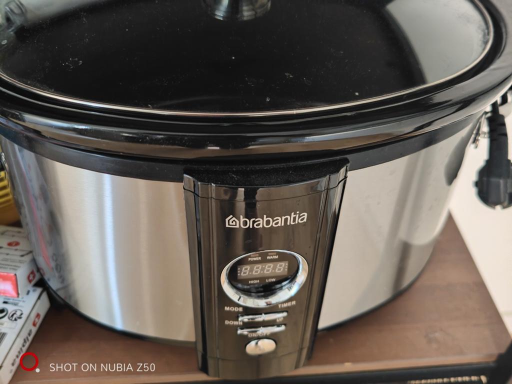 Brabantia Slowcooker 6,5 Liter - Nieuw en Ongebruikt, Witgoed en Apparatuur, Ophalen of Verzenden, Nieuw