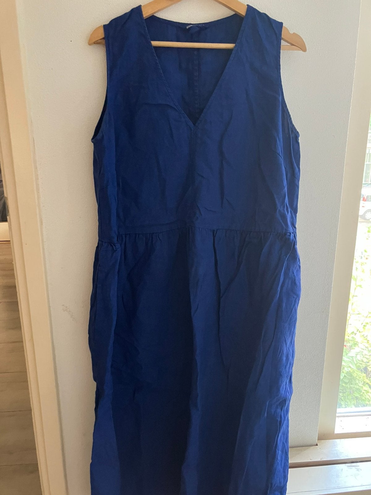 Seasalt Cornwall linnen jurk, Ophalen of Verzenden, Zo goed als nieuw, Maat 46/48 (XL) of groter, Blauw