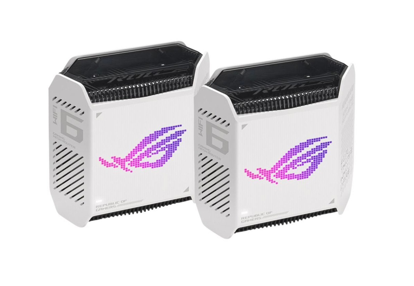 ASUS ROG Rapture GT6, 2-pack, Wit aangeboden, Ophalen, Zo goed als nieuw