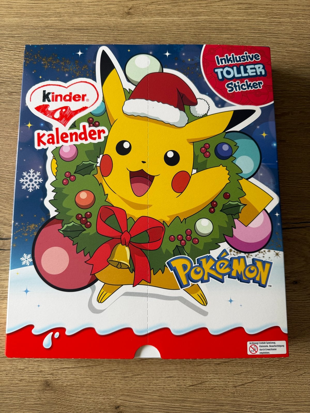 Kinder Kalender Pokémon Adventskalender Pikachu Nieuw, Ophalen of Verzenden, Nieuw, Overige typen