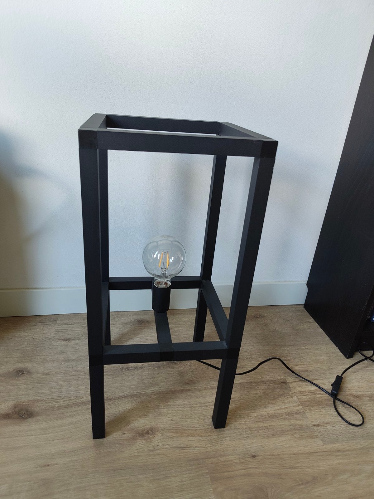 Zwarte industriële lamp, Overige merken, Gebruikt, Zwart, Industrieel