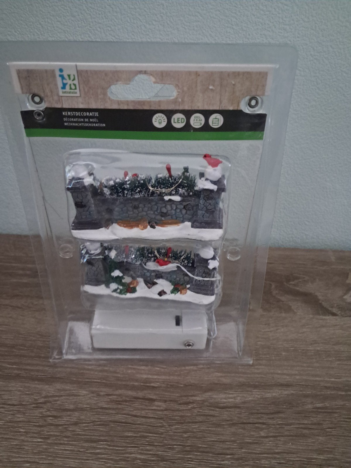 Intratuin 2 muurtjes met verlichting, Diversen, Kerst, Ophalen