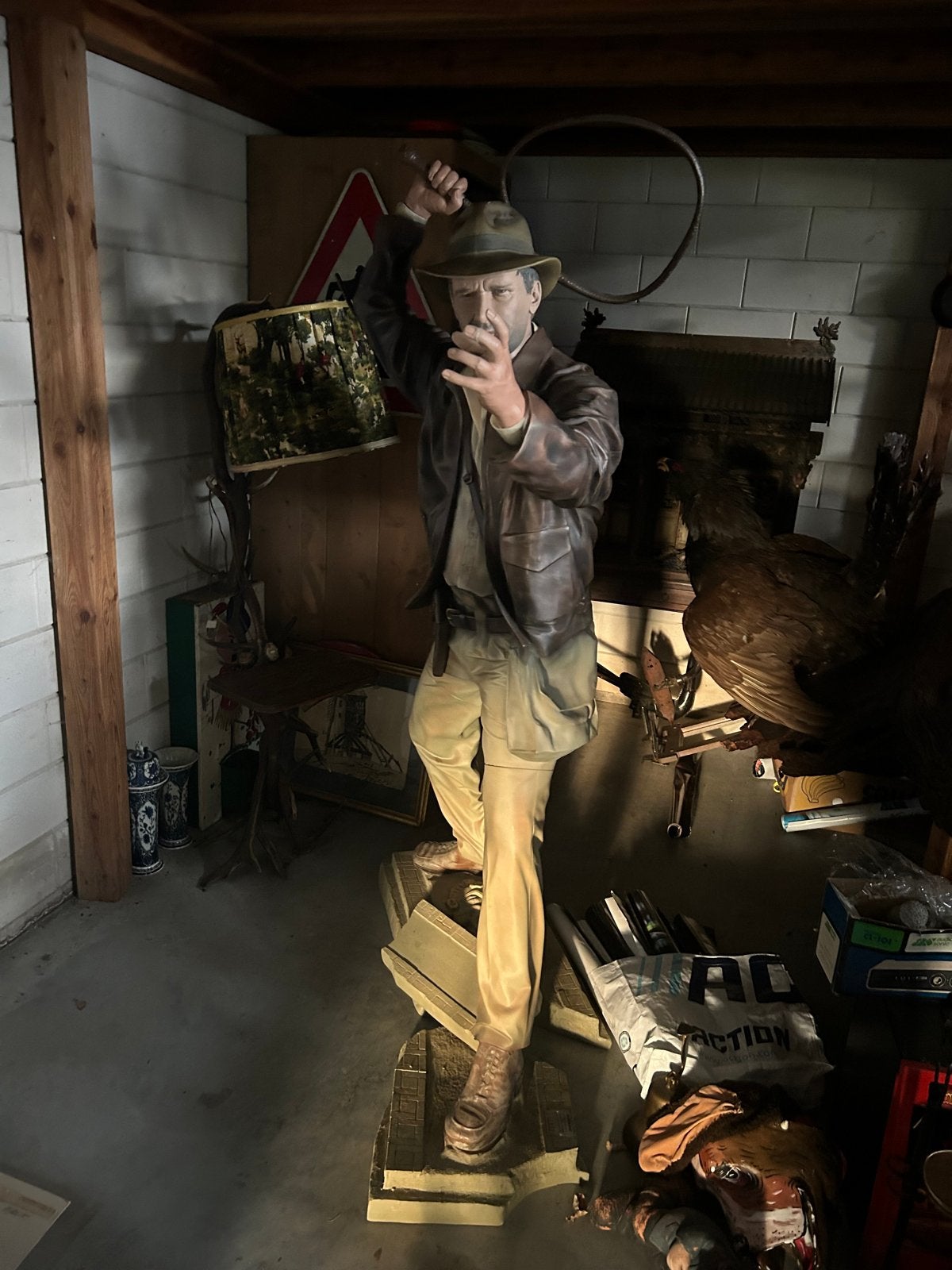 Levensgroot Indiana Jones Beeld - Muckle Mannequins, Ophalen, Kunststof, 1 meter - 2 meter, Beeld