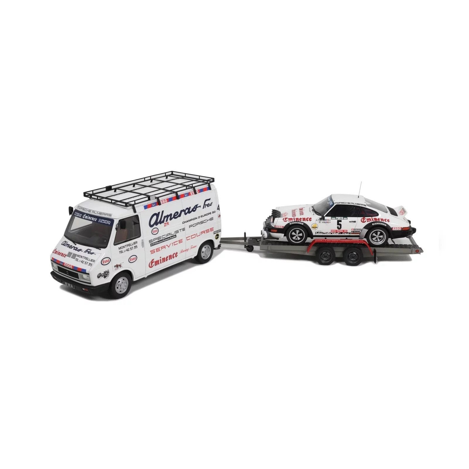 Ottomobile Pack Rallye Citroën C35 / Porsche 1/2000 1:18 Nie, Ophalen of Verzenden, Nieuw, Auto, OttOMobile