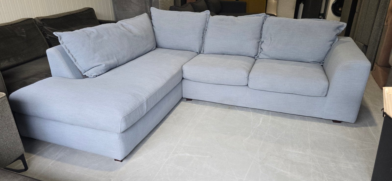 Trendhopper Matera Hoekbank grijs blauw, Gebruikt, Onbekend, Ophalen of Verzenden, Onbekend