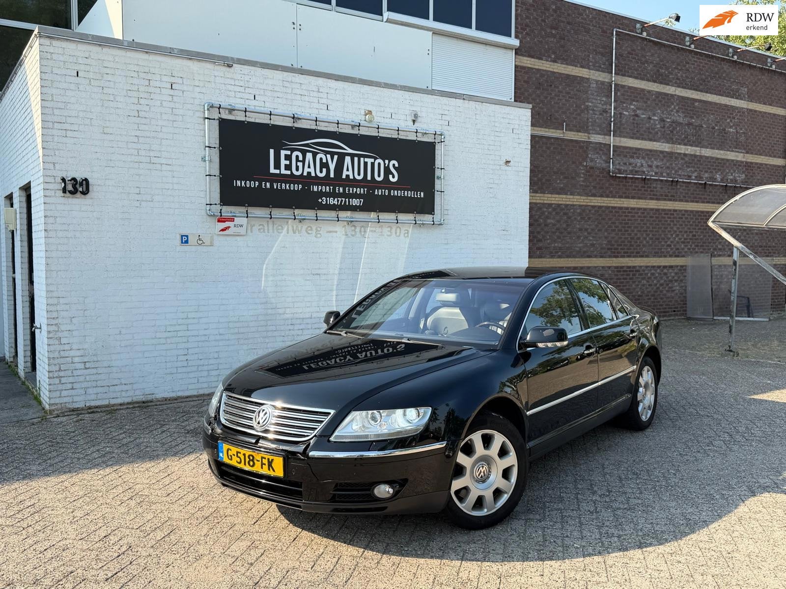 Volkswagen Phaeton 4.2 V8 5p. - KEYLESS - VOL OPIES - NETTE, Auto's, Volkswagen, 2137 kg, 4172 cc, Gebruikt, Zwart
