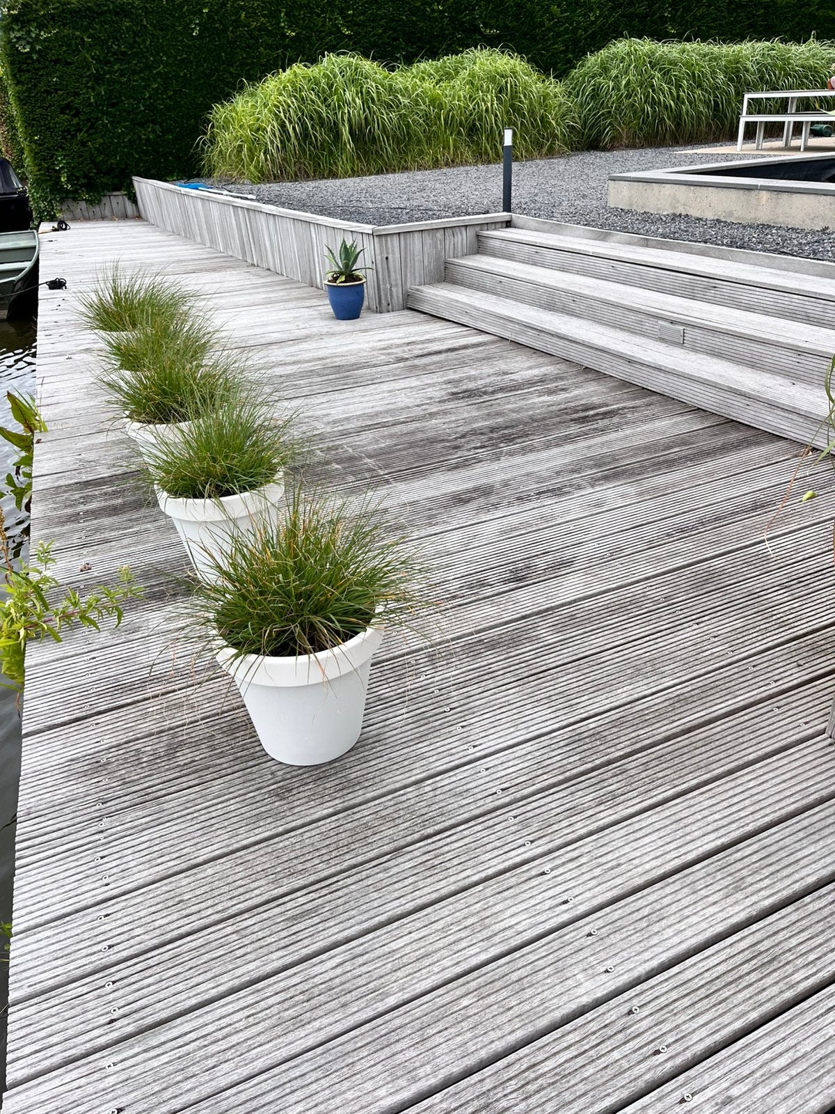 Hardhouten vlonderplanken, Tuin en Terras, Terrasdelen en Vlonders, Ophalen, Gebruikt, Hout