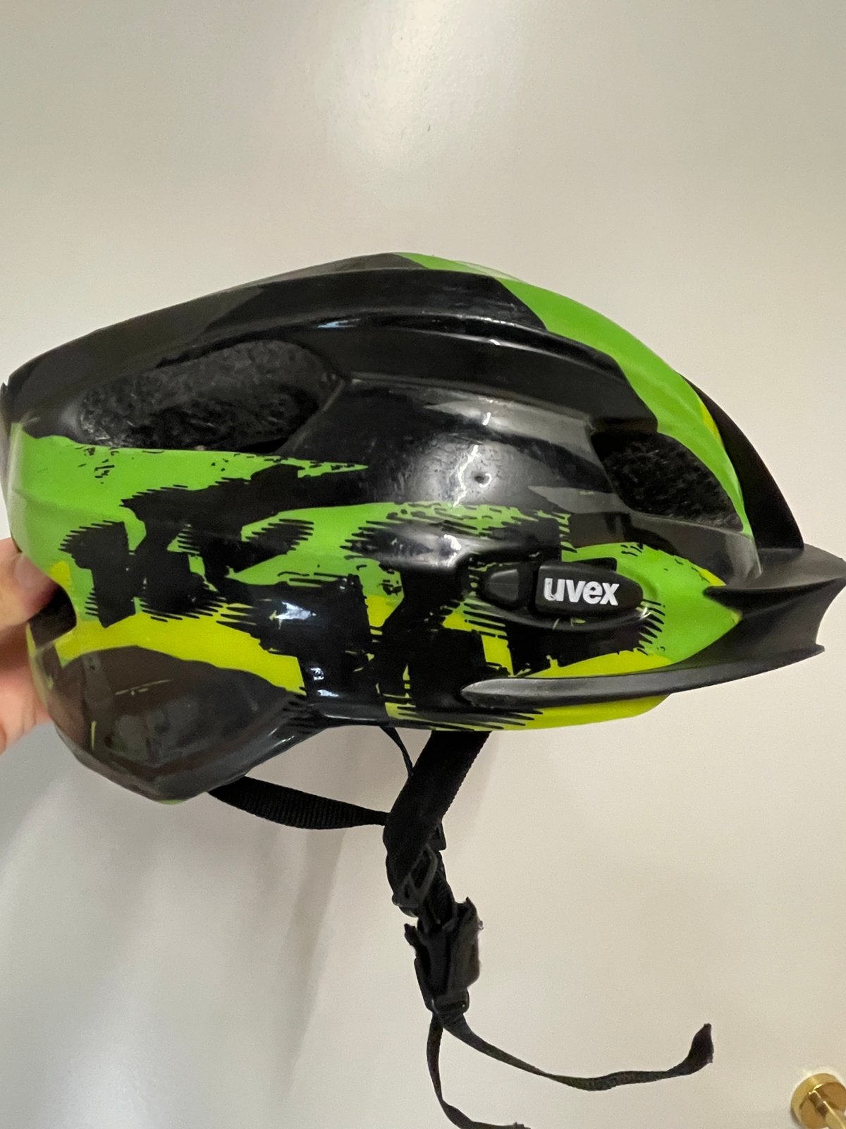 Uvex Kinder helm 50-55cm, ca 6-10jaar, Ophalen, Gebruikt