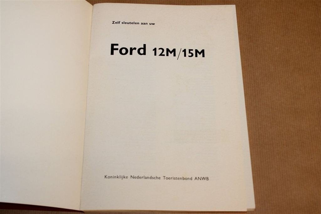 Ford 12M/15M Autohandleiding — ANWB 1972, Ophalen of Verzenden