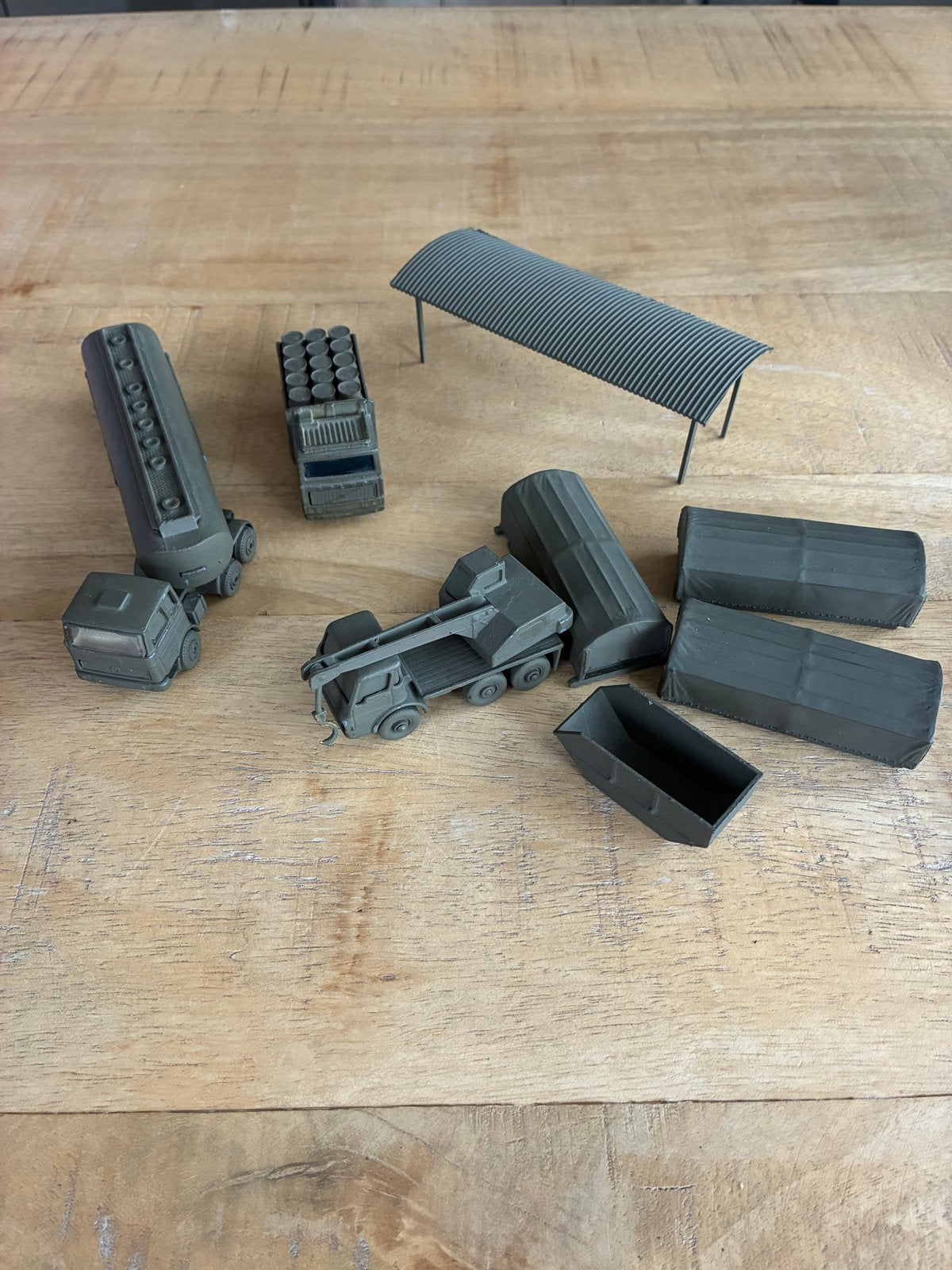 Militair diorama set - voertuigen, Ophalen, Gebruikt, 1:50 tot 1:144