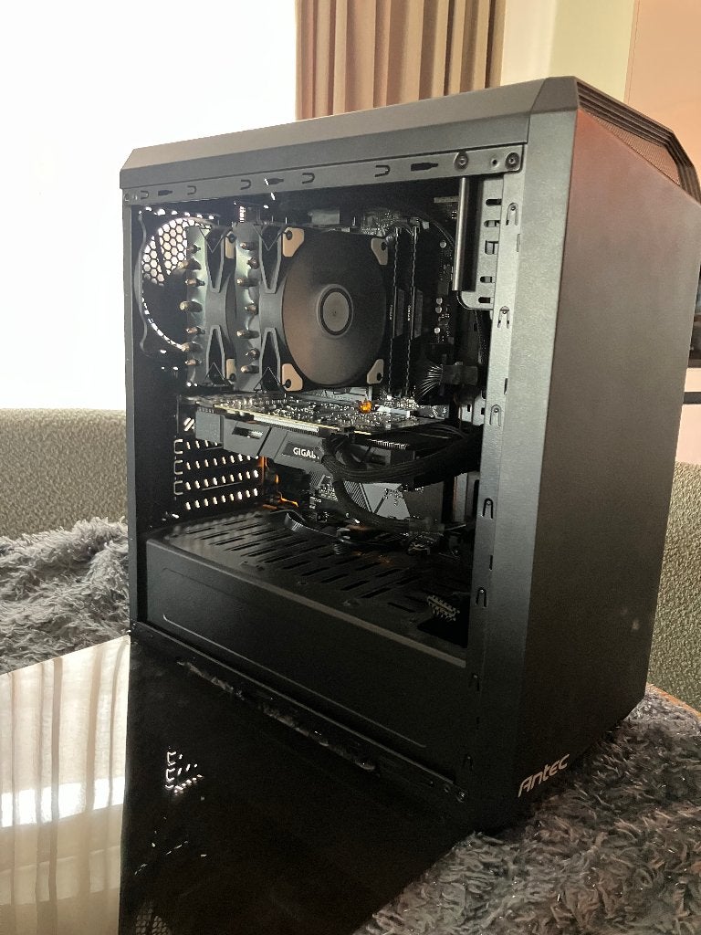 Begin Gaming PC Ryzen 5 3500X / GTX 1070 / 16GB / 1TB SSD, Ophalen, Zelf gebouwde pc, AMD Ryzen 5, Zo goed als nieuw