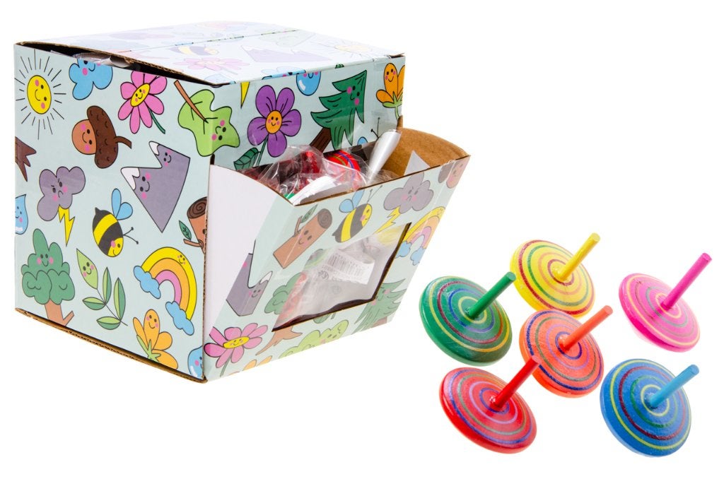 PARTIJ HOUTEN TOLLETJES IN DISPLAY BOX, Diversen, ., Nieuw, Ophalen of Verzenden, .