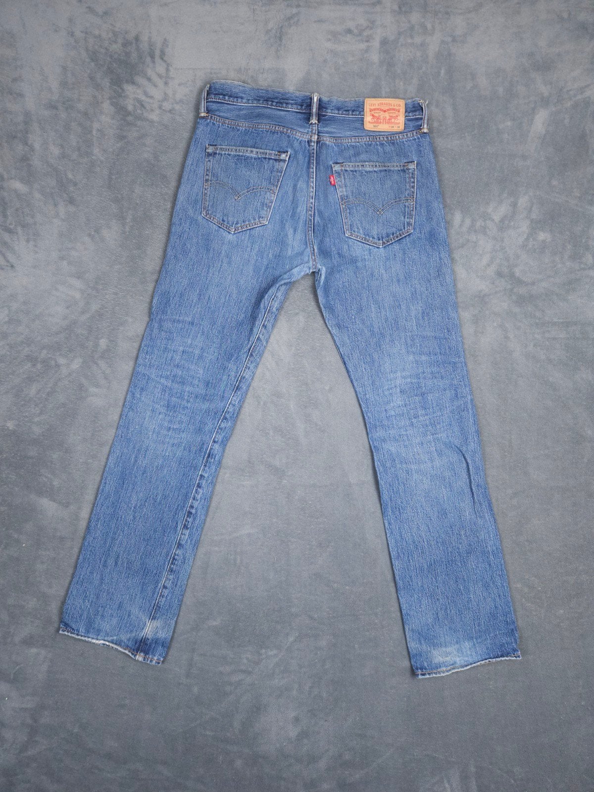 Levis 501 Broek W34 L34 Straight Fit Blauw Jeans., ., Zo goed als nieuw, ., W33 - W34 (confectie 48/50)