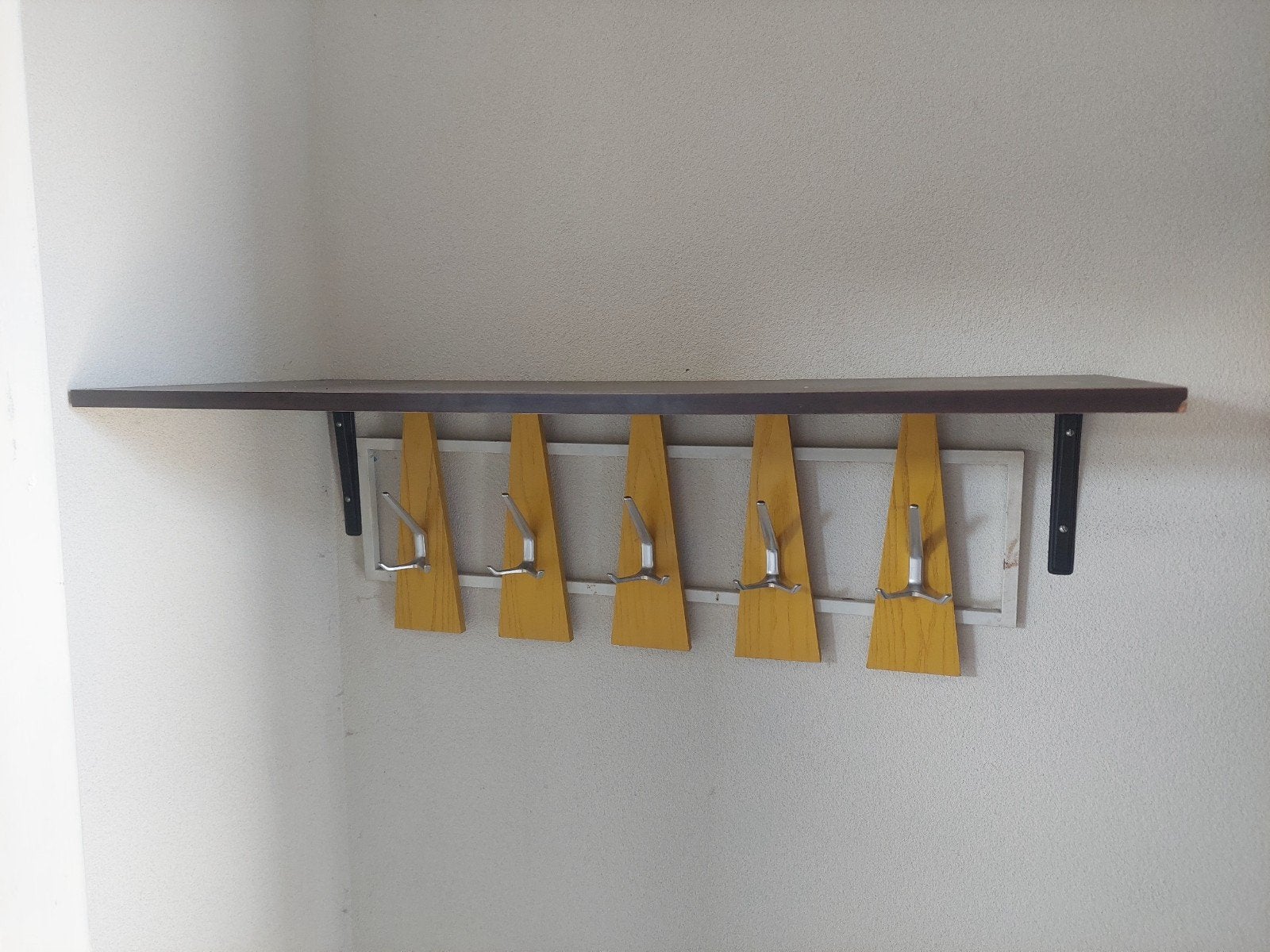 vintage kapstok + 2 losse planken, Gebruikt, Ophalen of Verzenden, Staande kapstok, 150 tot 200 cm