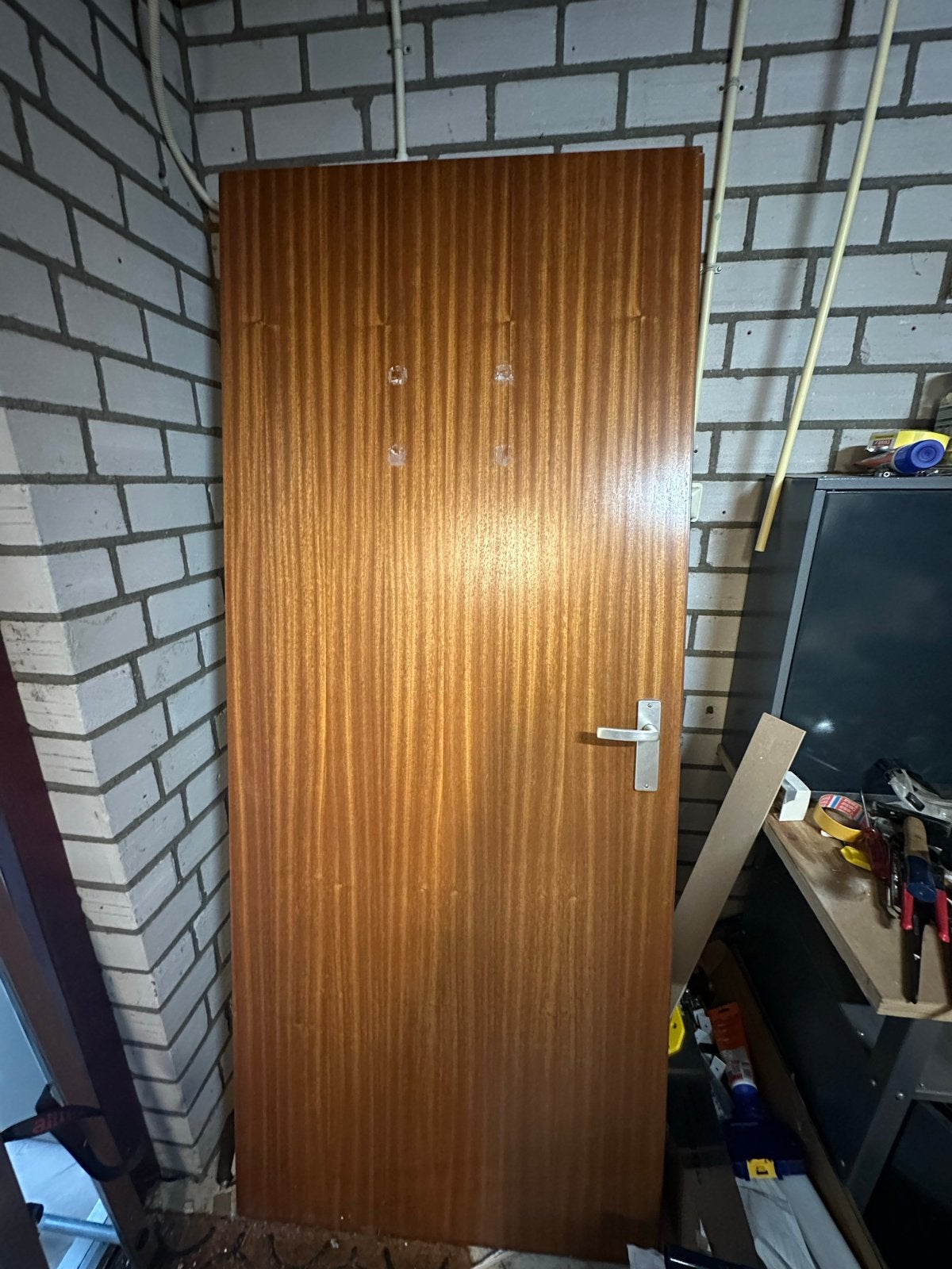 Opdekdeur 201,5 x 83 cm gratis af te halen, Ophalen, Gebruikt, 80 tot 100 cm, Binnendeur