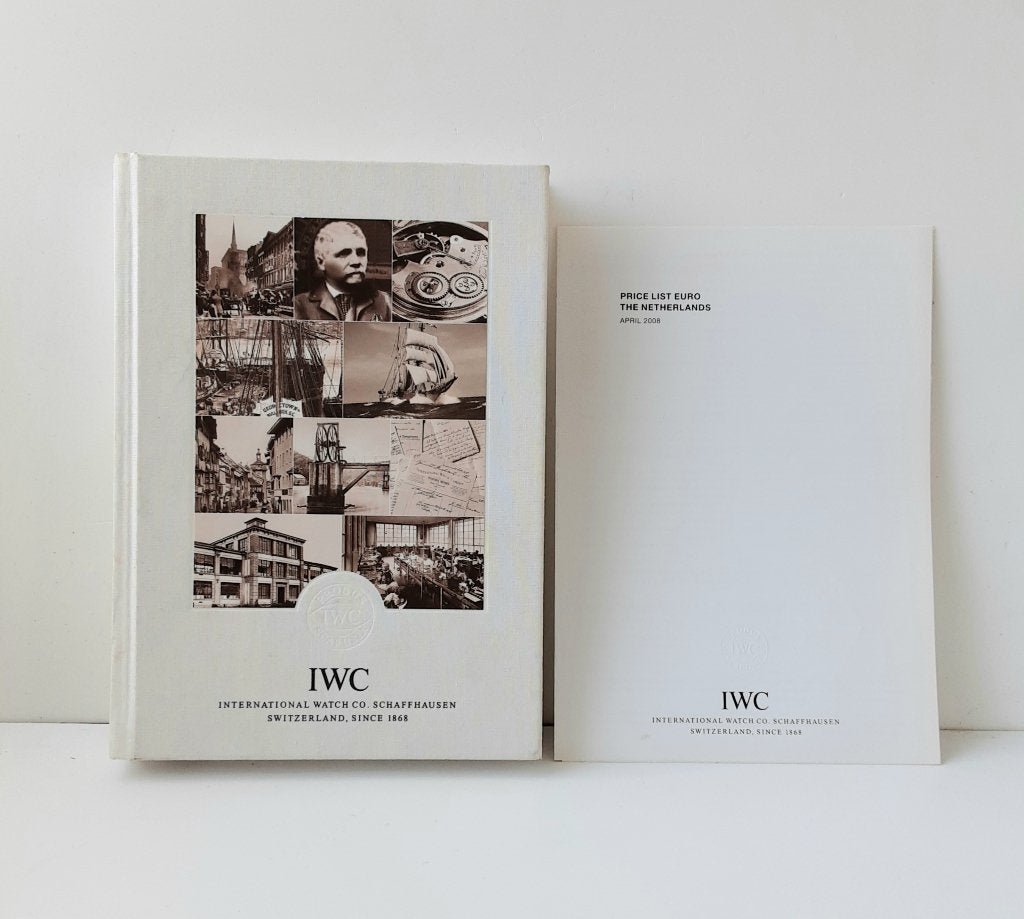 Catalogus IWC Watches - Horloges 2008 incl. prijslijst, Boeken, ICW, Ophalen of Verzenden, Zo goed als nieuw, Catalogus