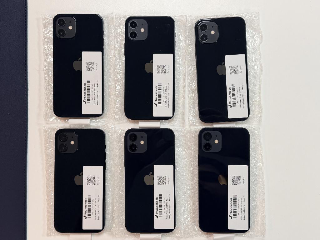 Apple iPhone 12 128GB Zwart in TOP STAAT partij, Telecommunicatie, Mobiele telefoons | Apple iPhone, Ophalen, 128 GB, Zwart, Zo goed als nieuw