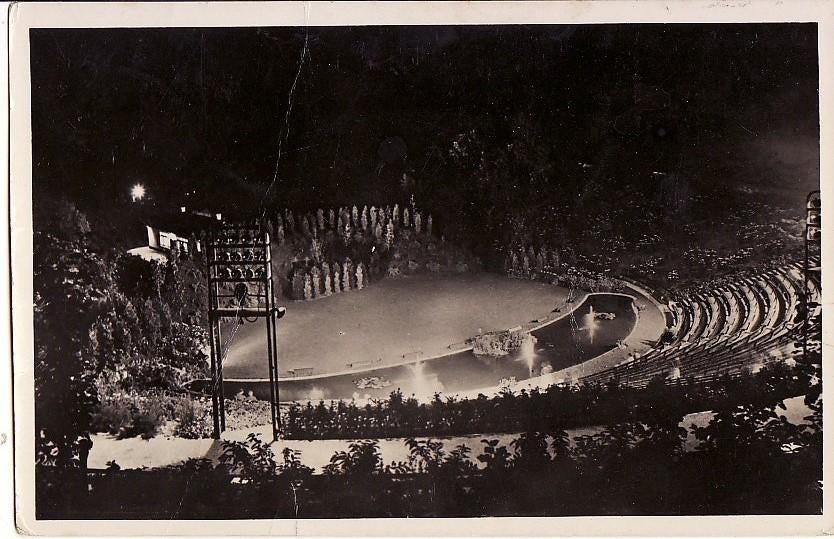 Bloemendaal openluchttheater 1950., Verzenden, 1940 tot 1960, Gelopen, Noord-Holland