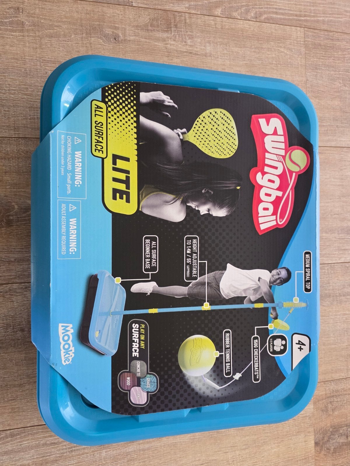 Mookie Swingball Lite - Draagbaar Tennisspel voor Buiten, Ophalen of Verzenden, Zo goed als nieuw, Jongen of Meisje
