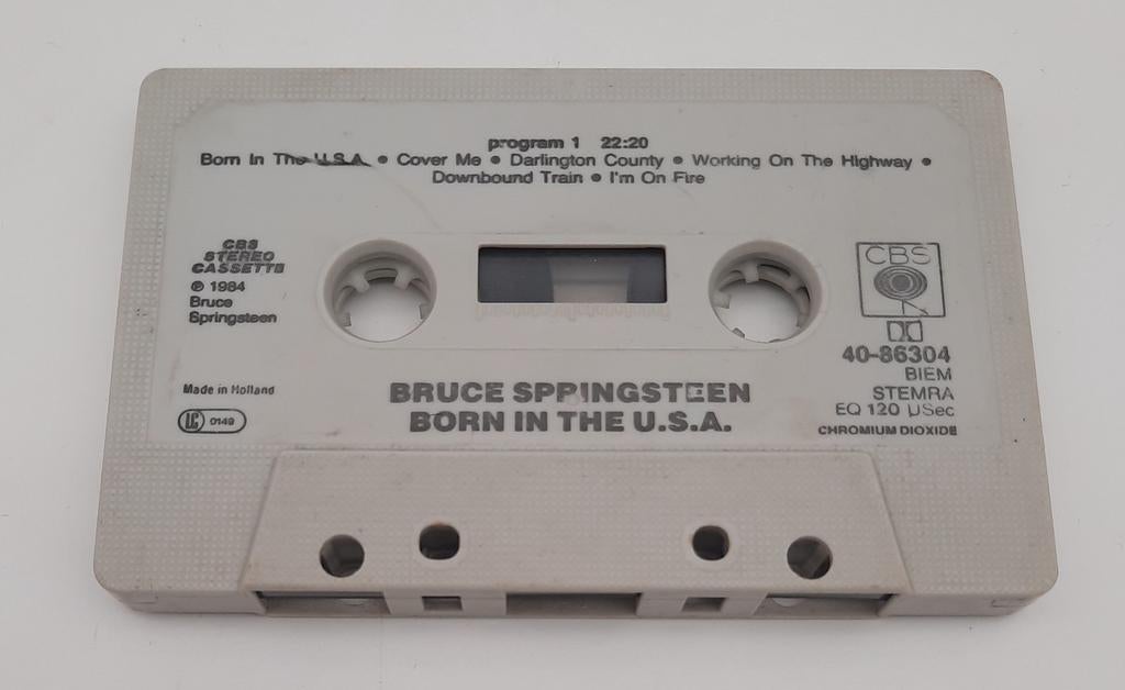 Bruce Springsteen Born in the U.S.A. Cassette bandje, Cd's en Dvd's, Cassettebandjes, Gebruikt, 1 bandje, Ophalen of Verzenden