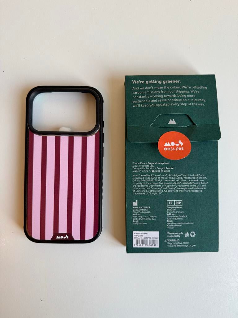 Mous iPhone 17 Pro Max Hoesje, Ophalen of Verzenden, Nieuw, IPhone 14 Pro Max, Hoesje of Tasje