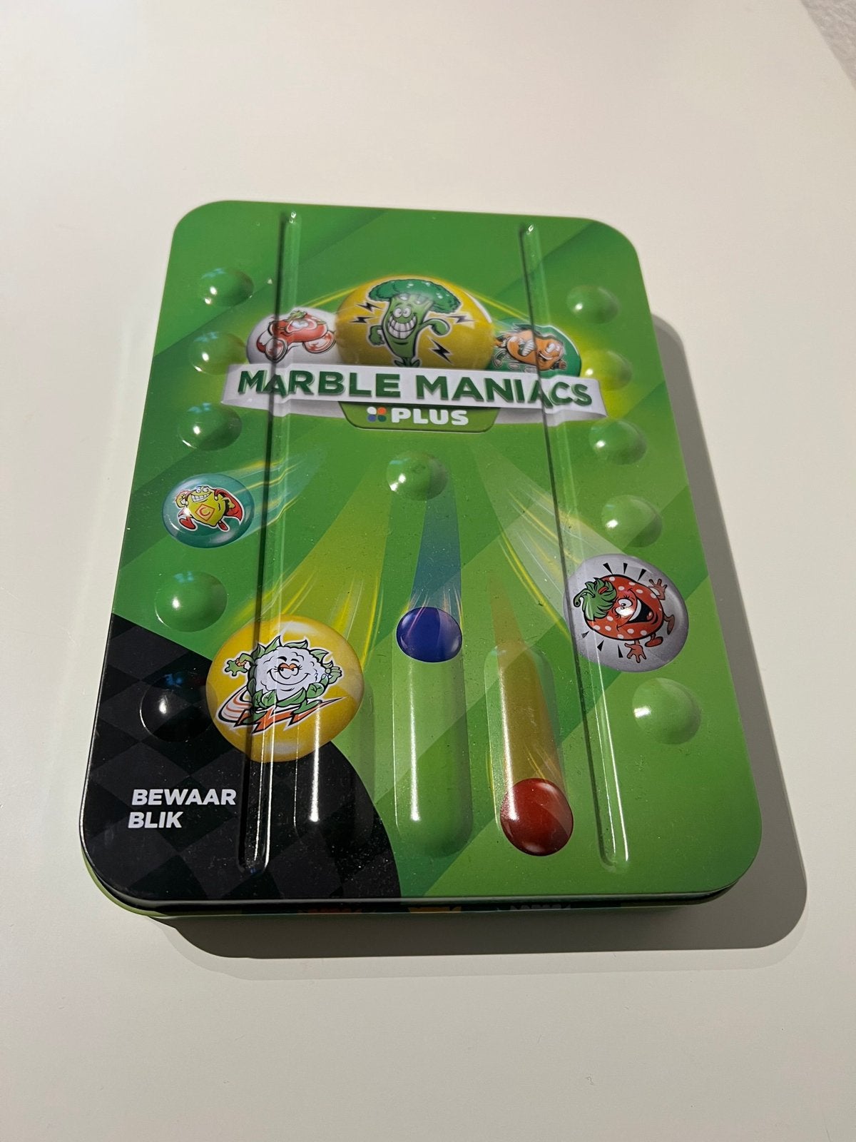 Marble Maniacs PLUS spaaractie set + bewaarblik, Plus, Ophalen of Verzenden