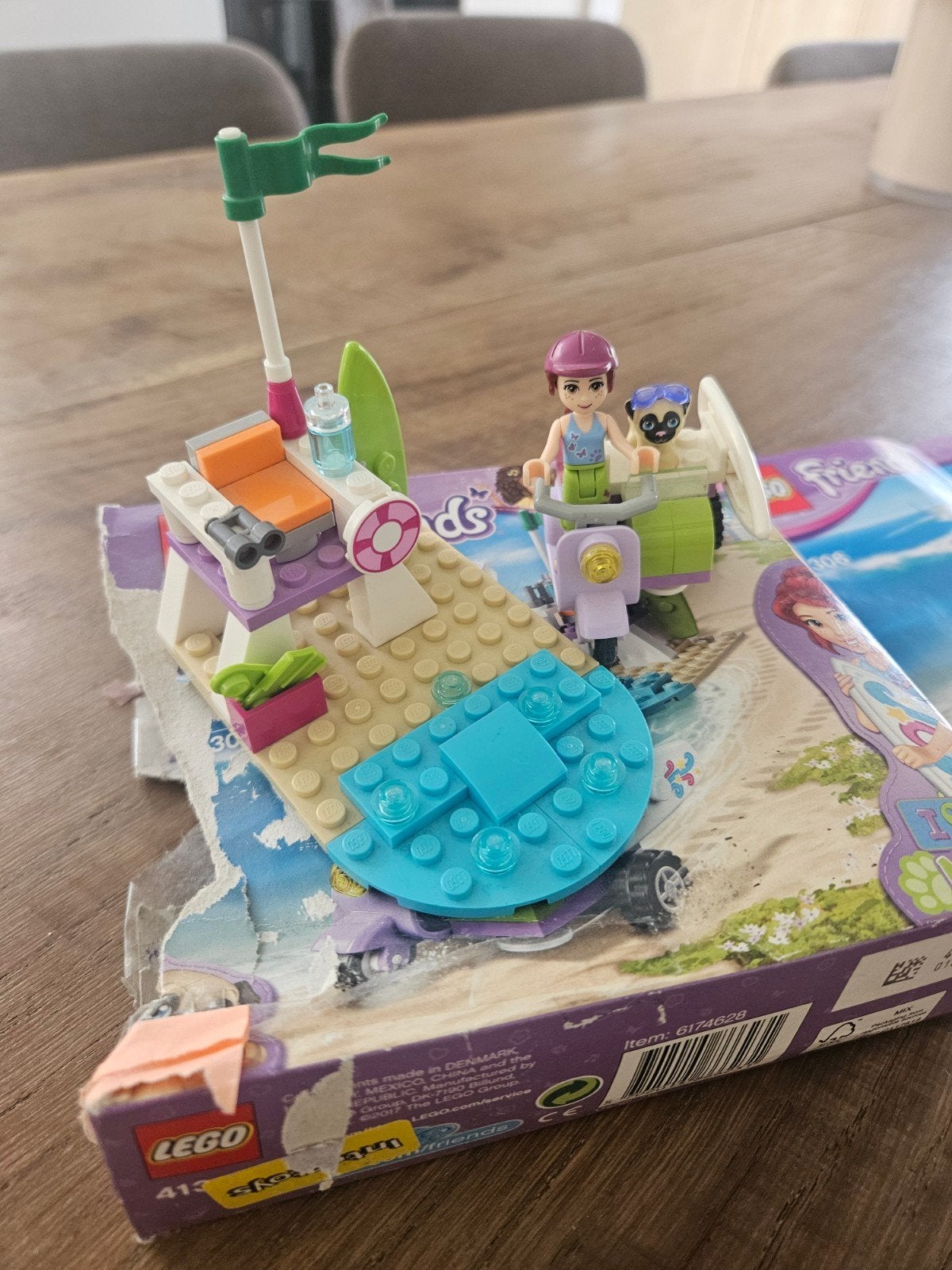 Mia's strandscooter legofriends, Ophalen, Zo goed als nieuw