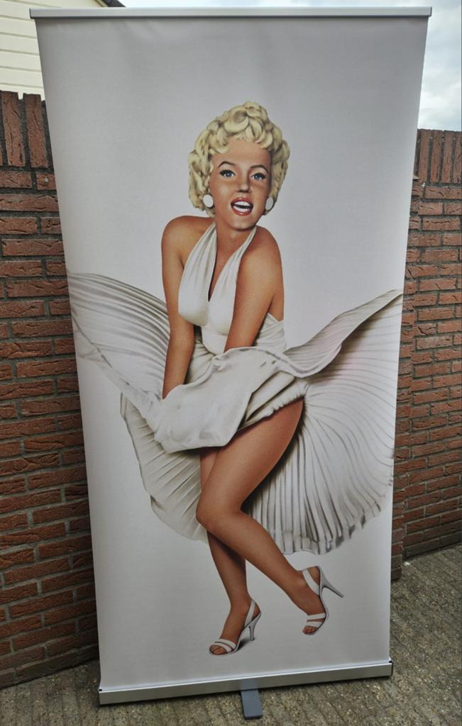 FIFTIES SIXTIES STAND MARILYN MONROE -  ROY ORBISON -ELVIS, Ophalen, Zo goed als nieuw, 75 tot 100 cm, Overige typen