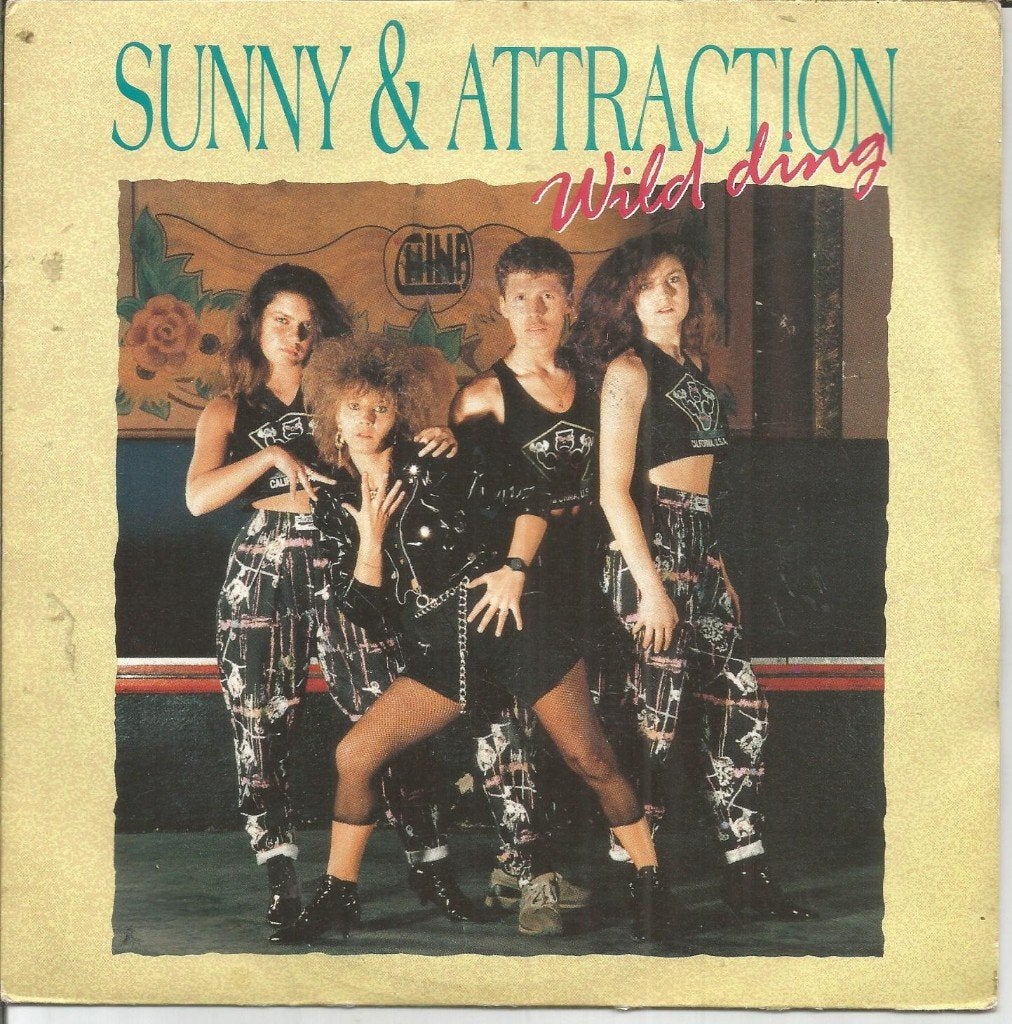 Sunny & Attraction – Wild Ding (1991), Fotohoes, 7 inch, Ophalen of Verzenden, Zo goed als nieuw