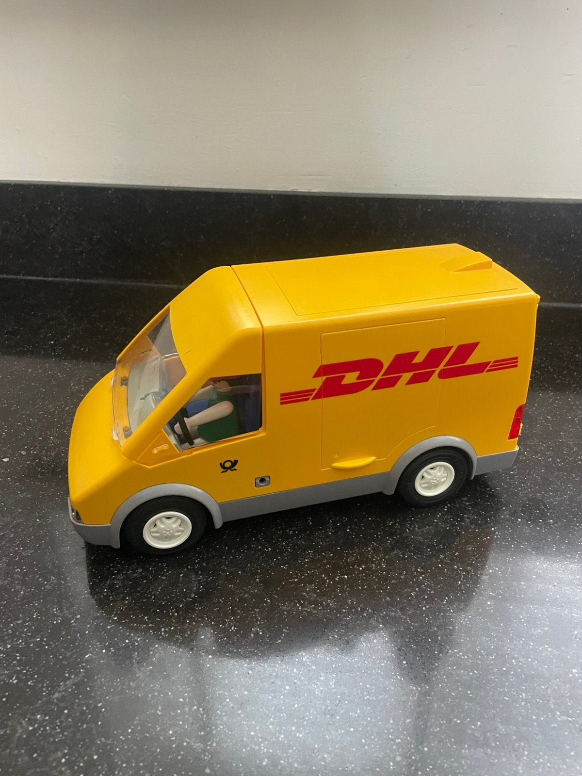 Playmobiel DHL wagen, Ophalen of Verzenden, Zo goed als nieuw, Bus of Vrachtwagen, Overige merken