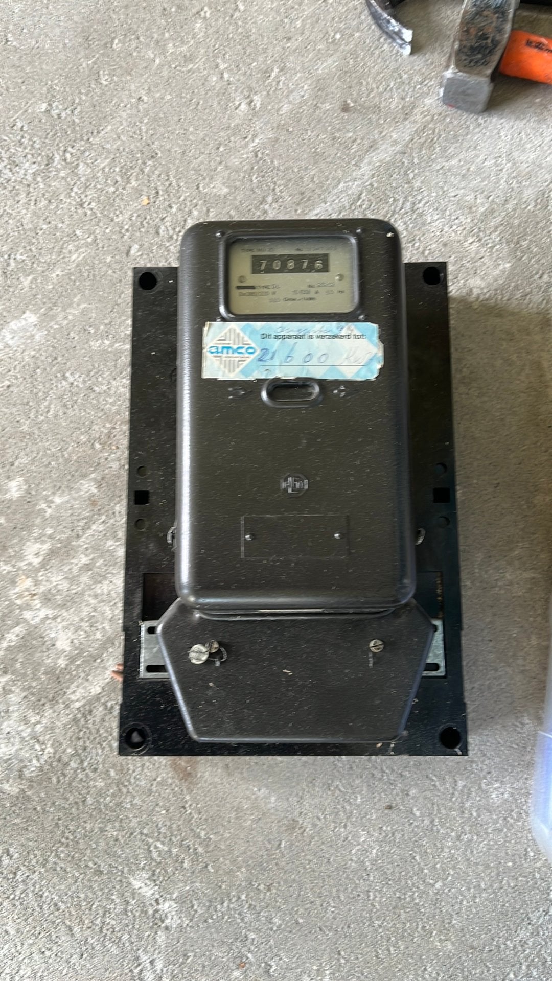 Tussen meter. / kwh meter, Ophalen, Gebruikt, Overige merken, Groepenkast