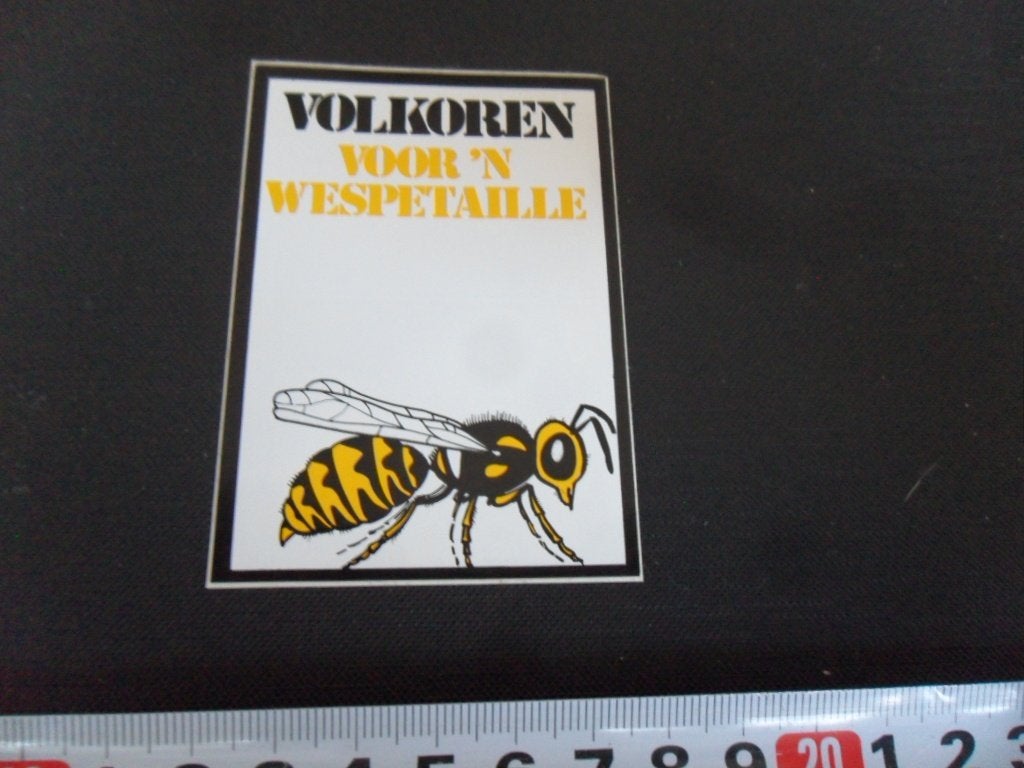 sticker brood volkoren voor 'n wespetaille strip wesp, Verzamelen, Ophalen of Verzenden, Zo goed als nieuw