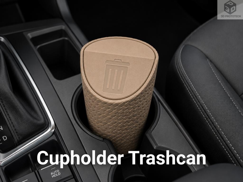 Bekerhouder Prullenbak voor Auto - Compact & Handig, Ophalen of Verzenden, Nieuw