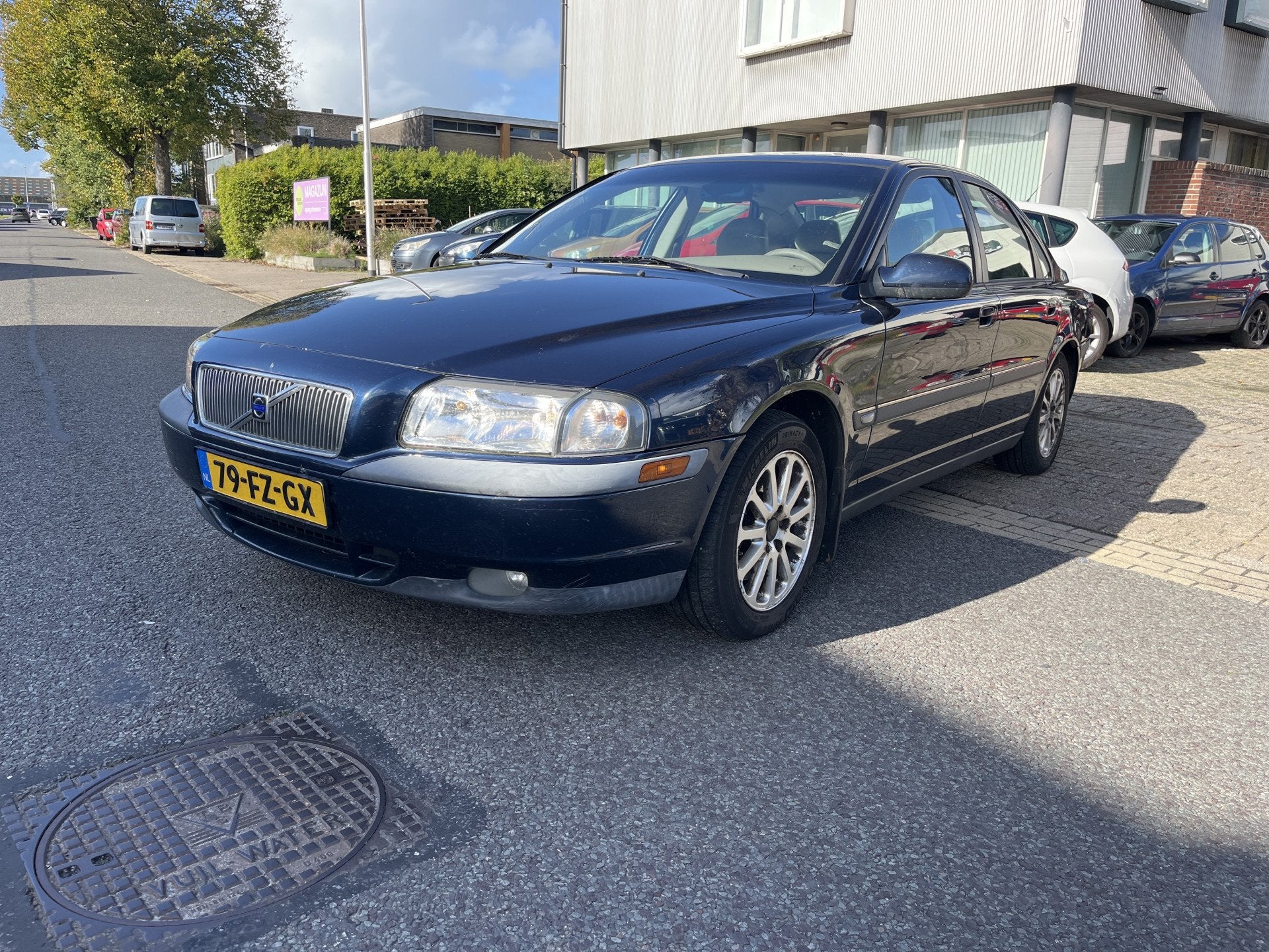 Volvo S80 2.9 Geartronic Comfort Automaat Nieuwe Apk keuring, Blauw, 2922 cc, Bedrijf, Verwarmde buitenspiegels