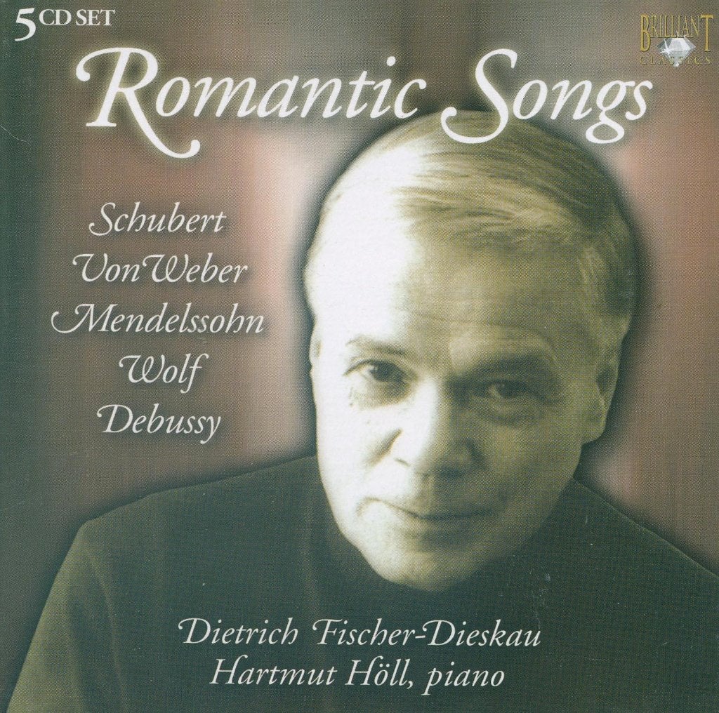 Romantic Songs - Dietrich Fischer-Dieskau 5 CD Set, Boxset, Verzenden, Overige componisten, Inclusief doosje