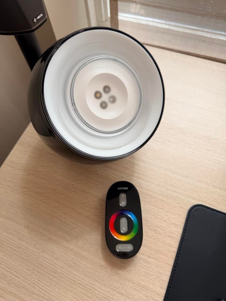 Philips living colors tafellamp met afstandsbediening, Ophalen, Gebruikt