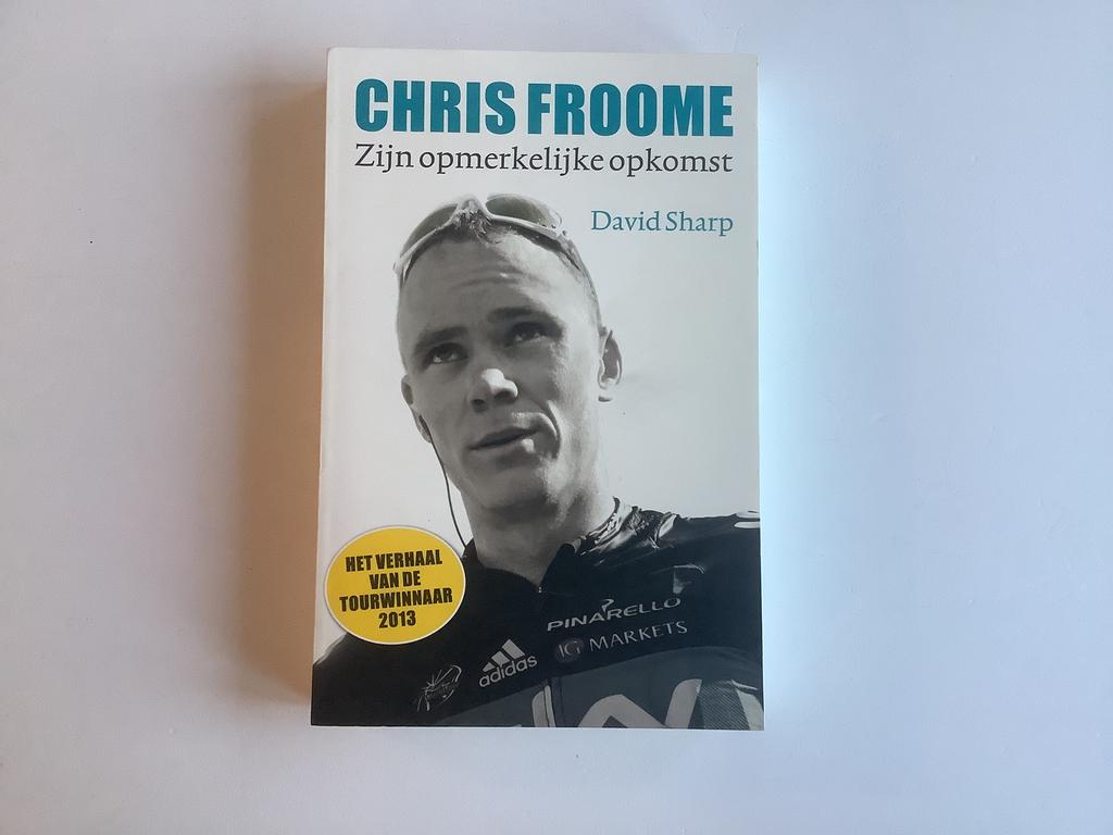 David Sharp - Chris Froome zijn opmerkelijke opkomst, Boeken, Ophalen of Verzenden, Zo goed als nieuw, Lopen en Fietsen