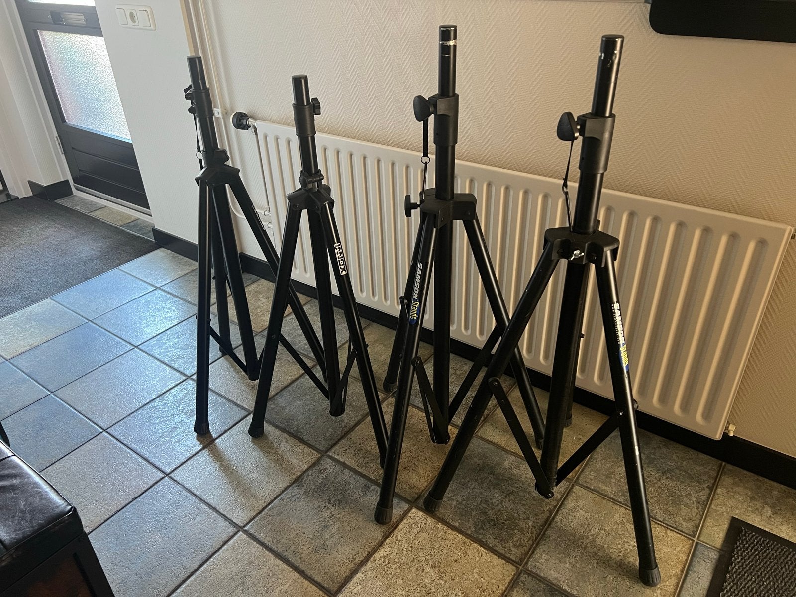 4x Speaker statief - In hoogte verstelbaar tot 1.90m