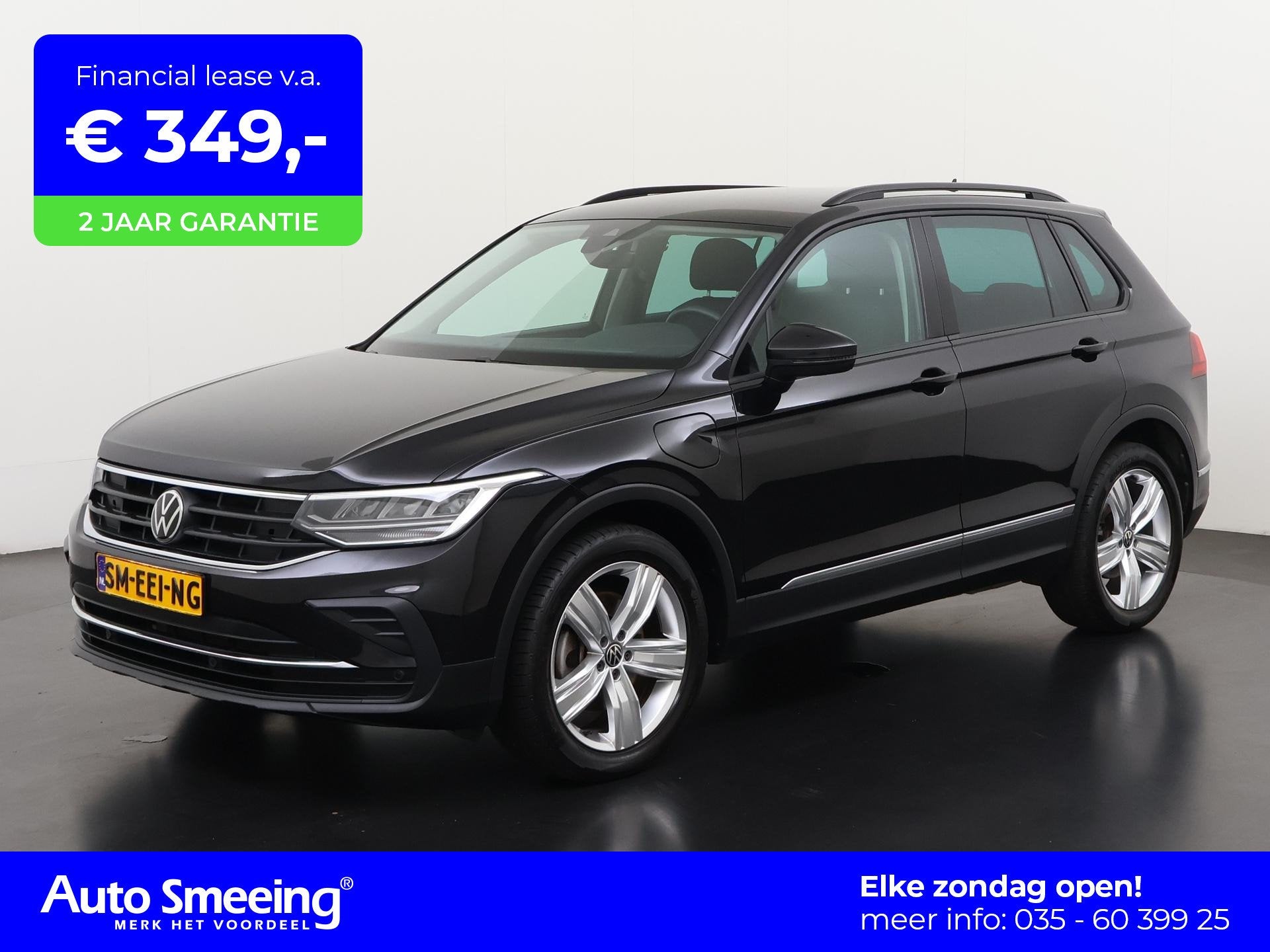 Volkswagen Tiguan 1.4 TSI eHybrid Life | Stoel & Stuurverwar, Stof, 4 cilinders, Zwart, Plug-in hybride