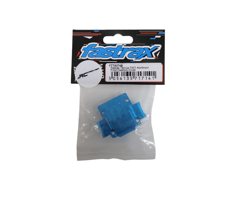 FASTRAX TAMIYA TA01 ALUMINIUM FRONT GEARBOX COVER FTTA074B, Verzenden, Nieuw, Onderdeel