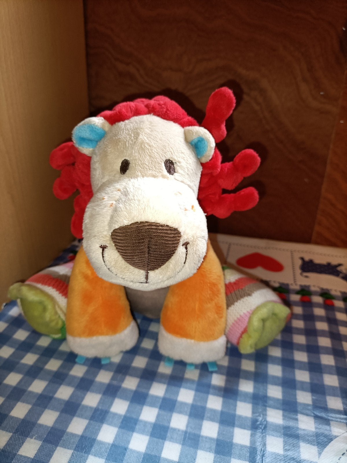 Happy Horse leeuw Lars knuffel 24 cm groot, Ophalen of Verzenden, Zo goed als nieuw, Overige typen