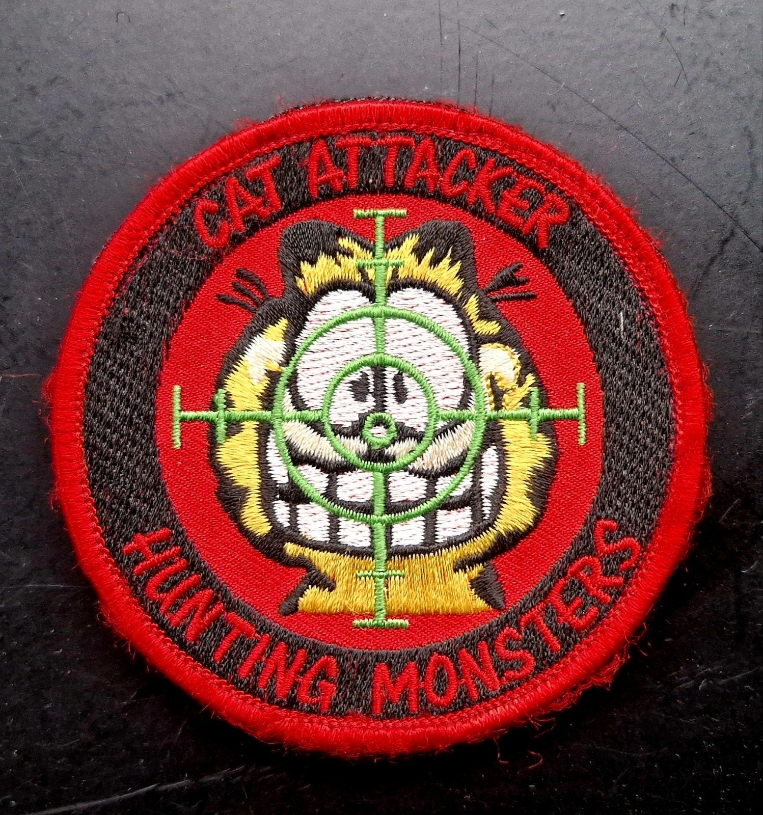 CAT ATTACKER,, Ophalen of Verzenden, Luchtmacht, Amerika, Embleem of Badge