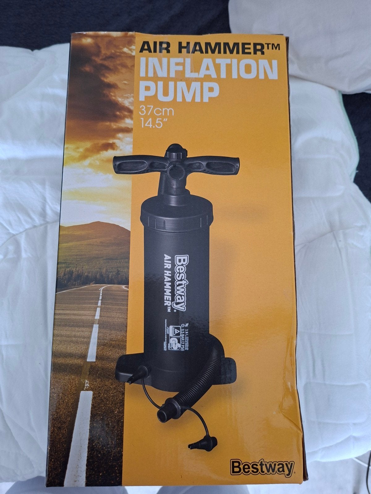 Bestway Air Hammer Opblaaspomp 37cm, Ophalen of Verzenden, Nieuw